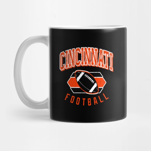 Vintage Cincinatti Football by funandgames